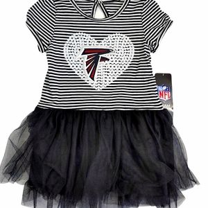 Atlanta Falcons NFL Toddler Girl Sequin Tutu Dress Size 2T - NWT